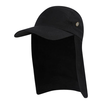 Solhatt Med Bred Brätte och Nackflik